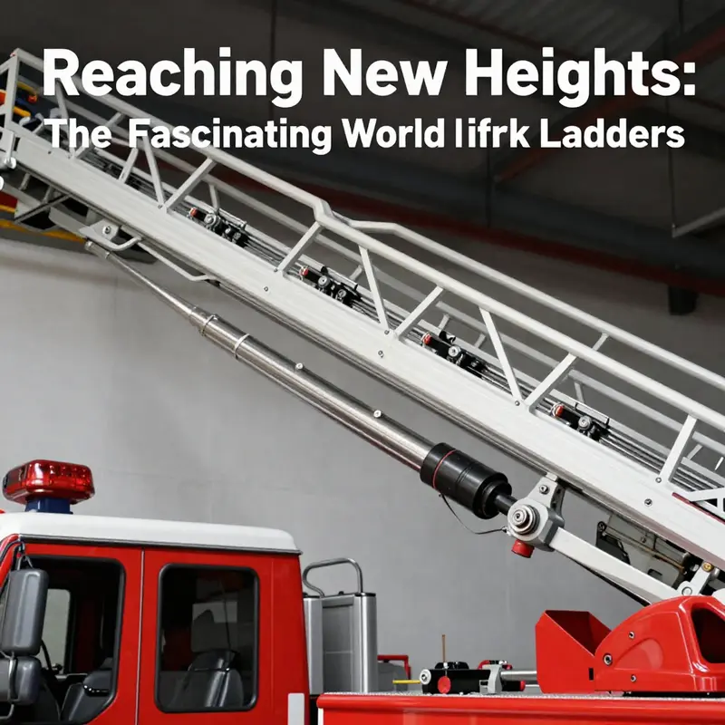 Modern fire truck lifting its ladder to demonstrate the typical height range used in firefighting operations.