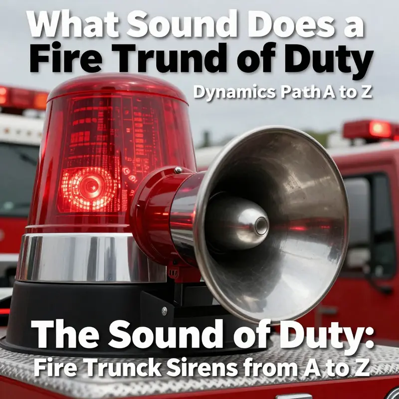 The intricate design of a fire truck’s siren, a crucial element in alerting the public.