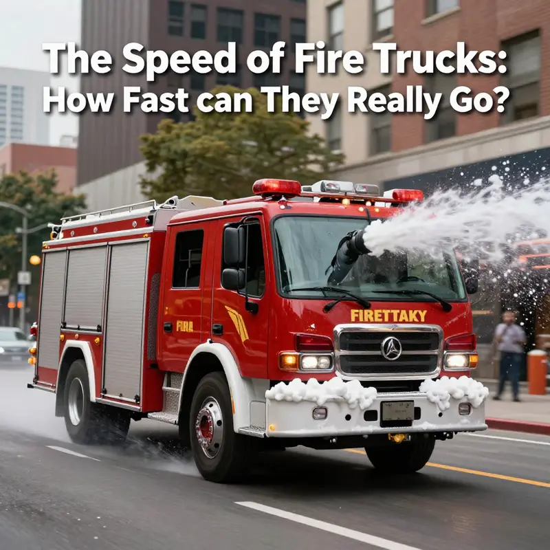 A water tanker fire truck designed for heavy-duty fire response with a focus on speed and stability.