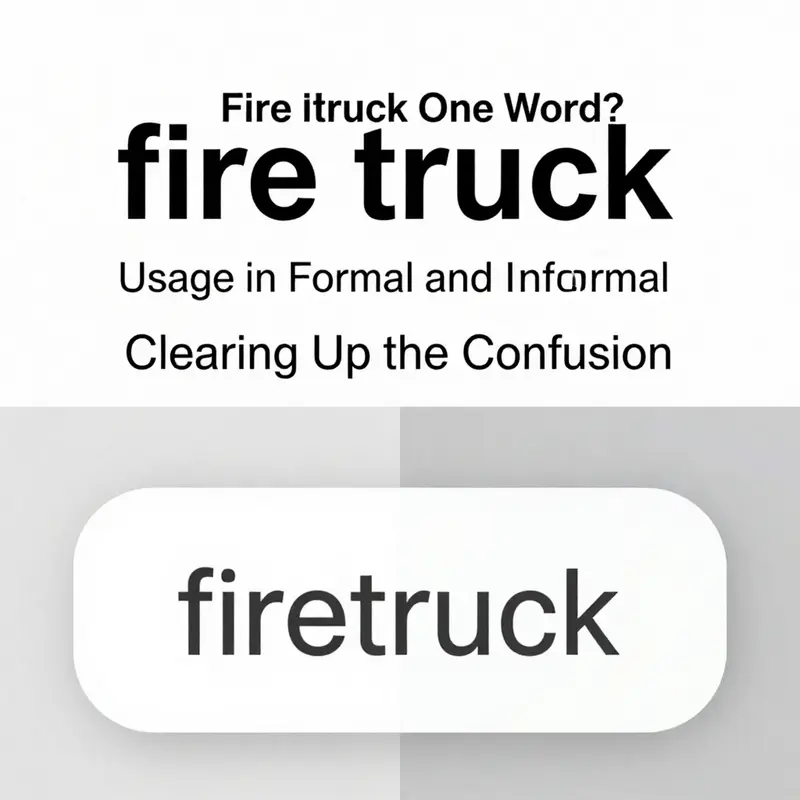 A visual representation of the separation and definitions of ‘fire’ and ‘truck’.