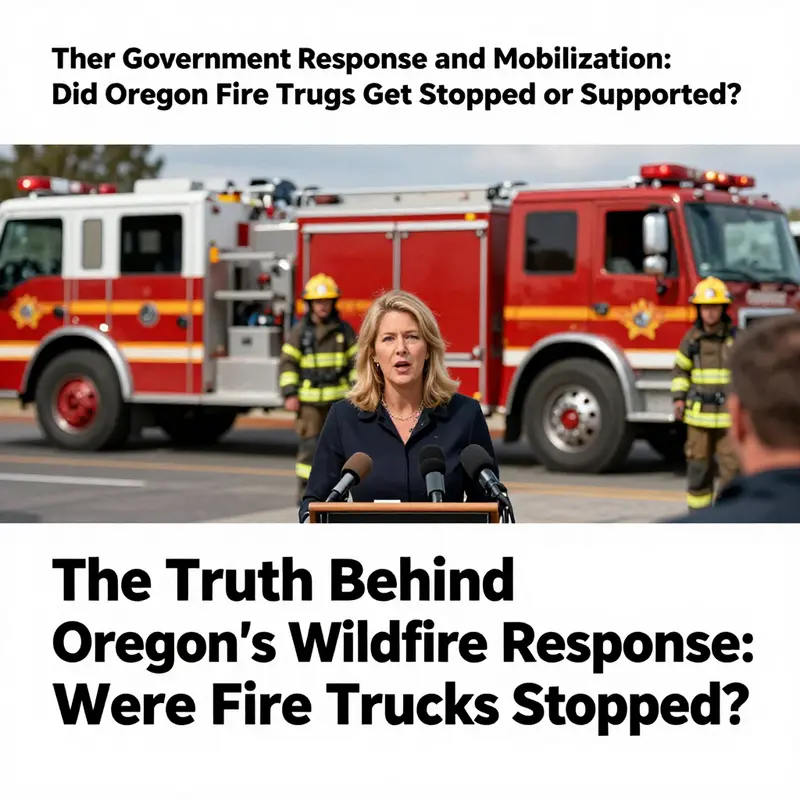 Oregon fire trucks working diligently to combat wildfires during the Lowe Fire crisis.