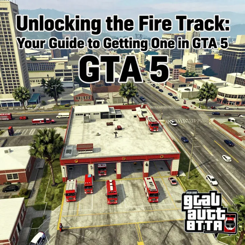 Calling emergency services in GTA 5 to summon a fire truck.
