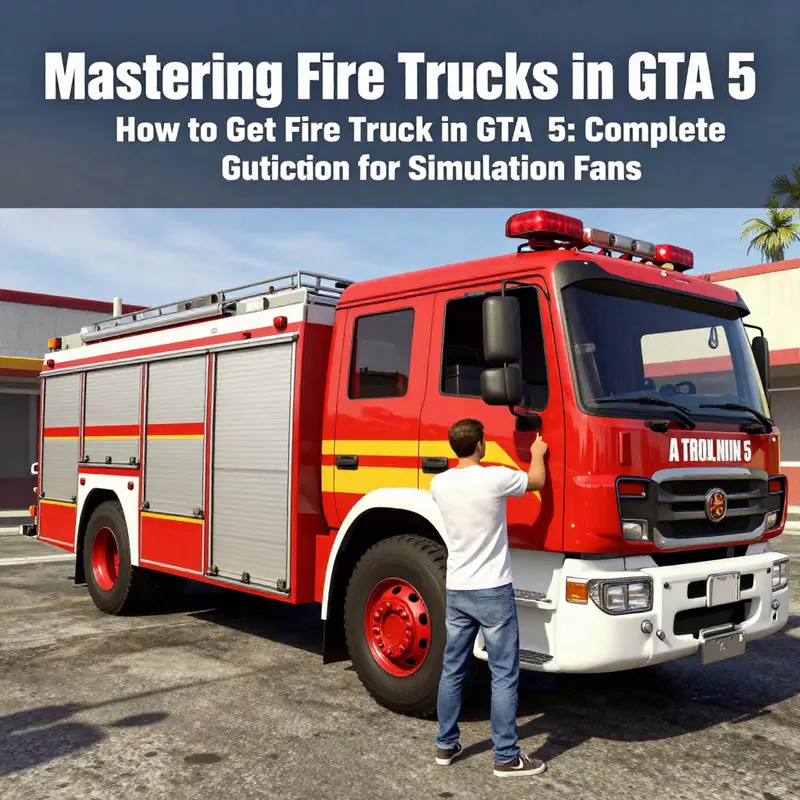 Calling 911 to request a fire truck in GTA 5 amidst the lively environment.