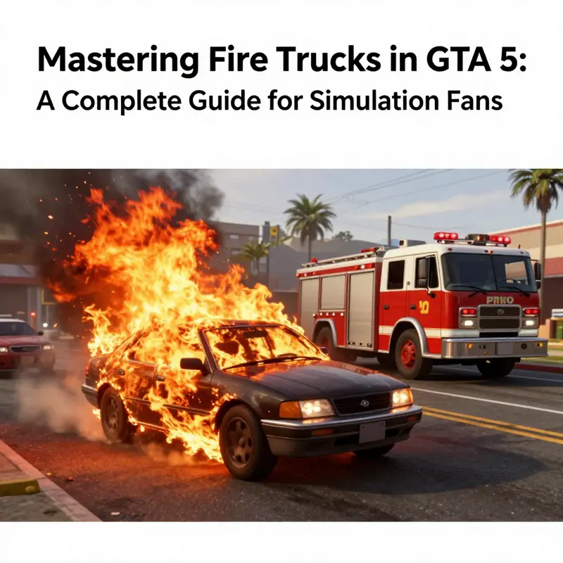 Calling 911 to request a fire truck in GTA 5 amidst the lively environment.