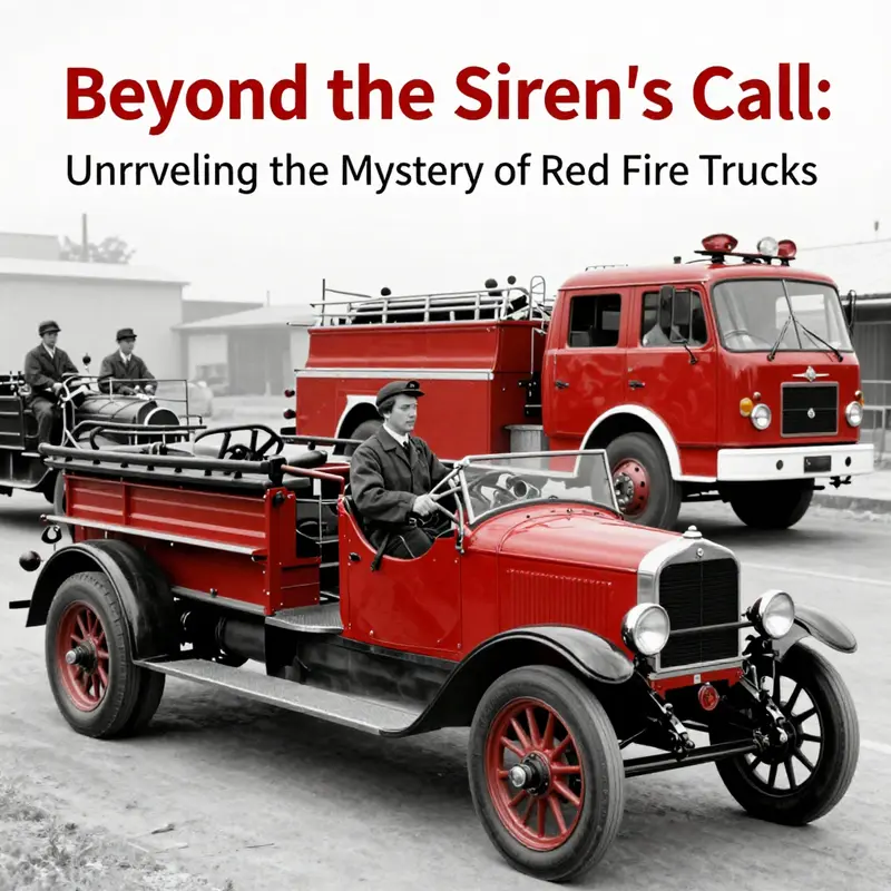 Siri’s witty take on why fire trucks are red adds a playful layer to the discussion.
