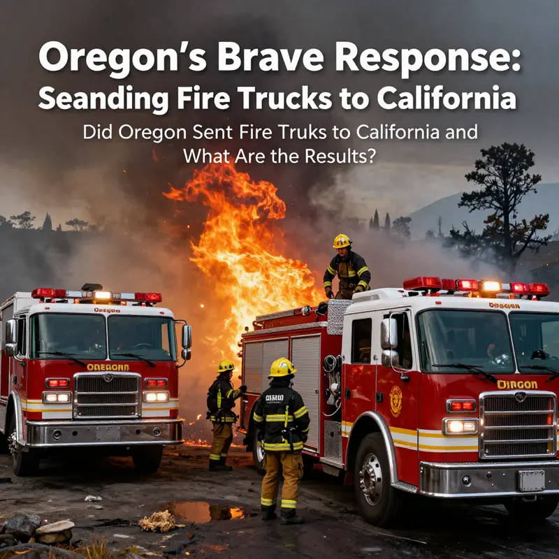 Oregon firefighters getting ready for deployment to assist California wildfires.