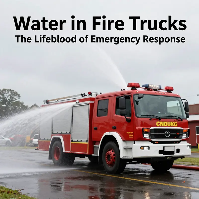 Understanding the water capacities of various fire trucks.