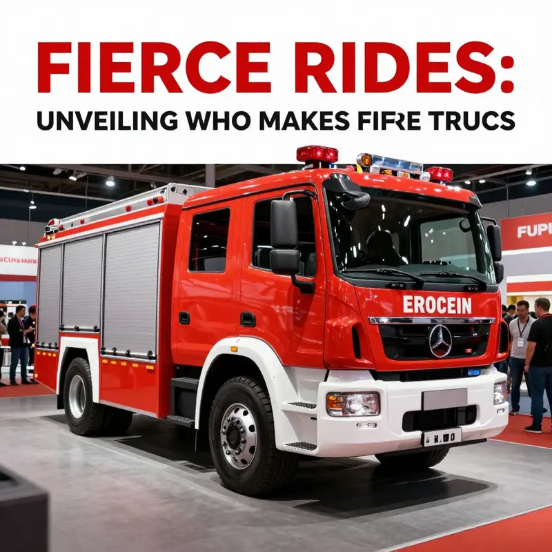 A modern fire truck from Oshkosh Corporation exemplifying quality engineering in North America.