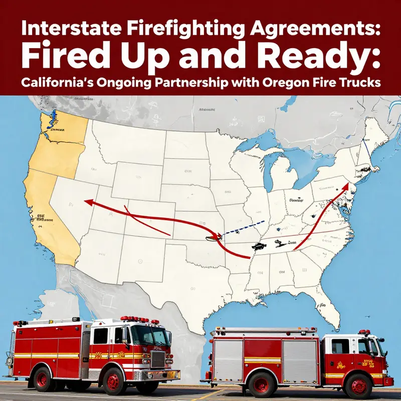 Firefighters from California and Oregon join forces to face wildfire challenges together.