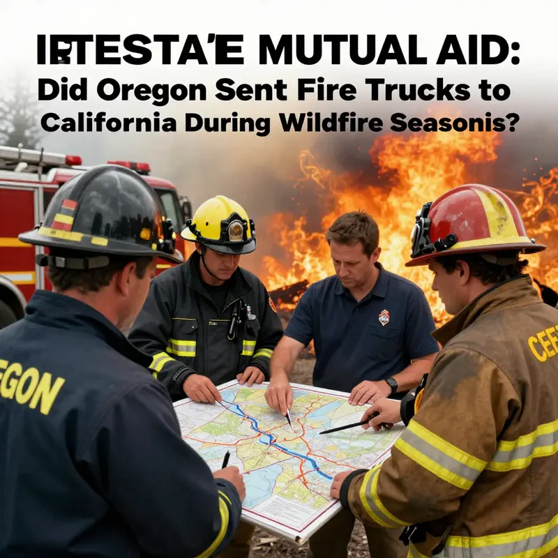 Oregon firefighters getting ready for deployment to assist California wildfires.