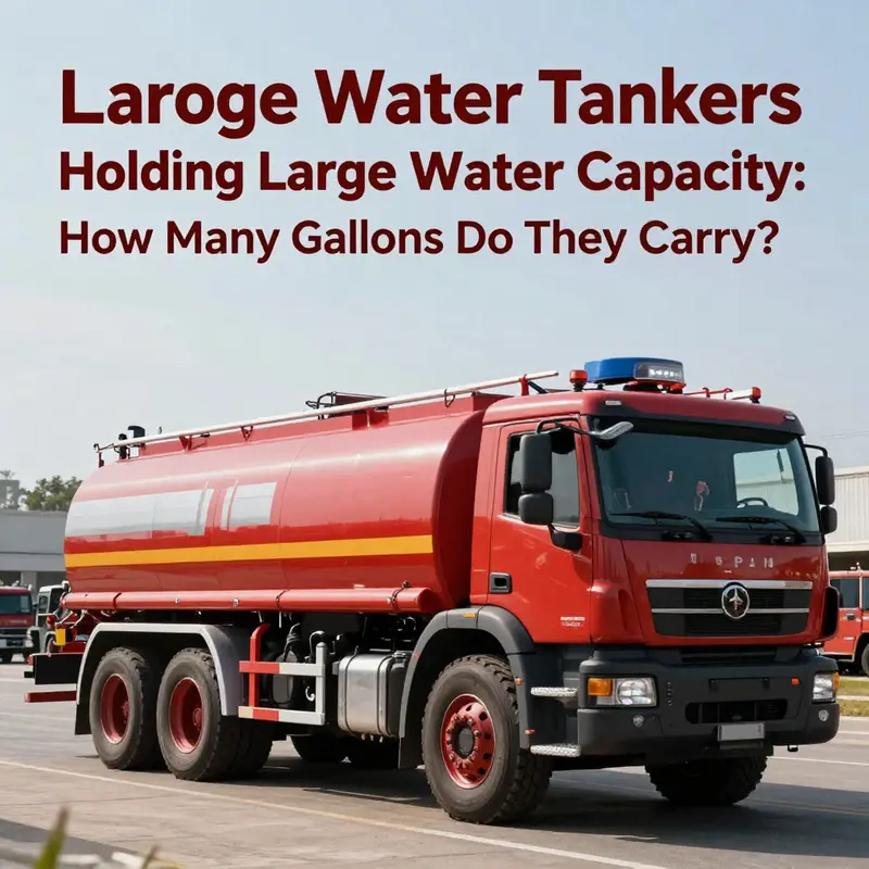 A small fire truck ready to respond with a compact water supply.