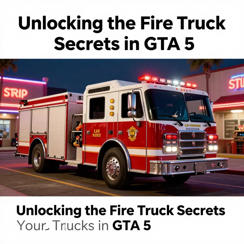 Fire Station 1 in East Los Santos, your primary spot for fire trucks.