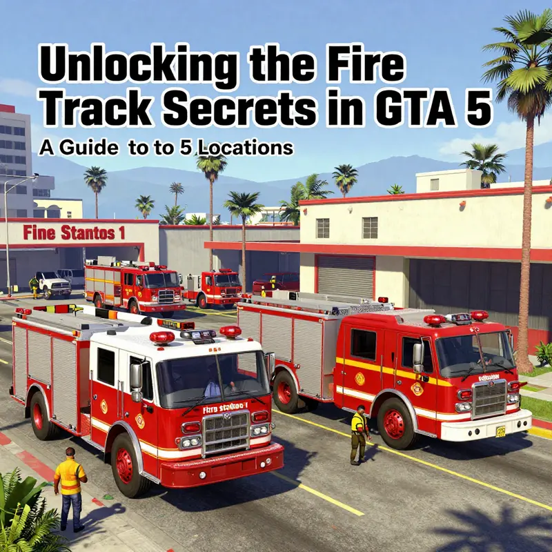 Fire Station 1 in East Los Santos, your primary spot for fire trucks.
