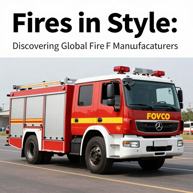 A modern fire truck responding to an emergency, illustrating its robust design and rapid response capabilities.
