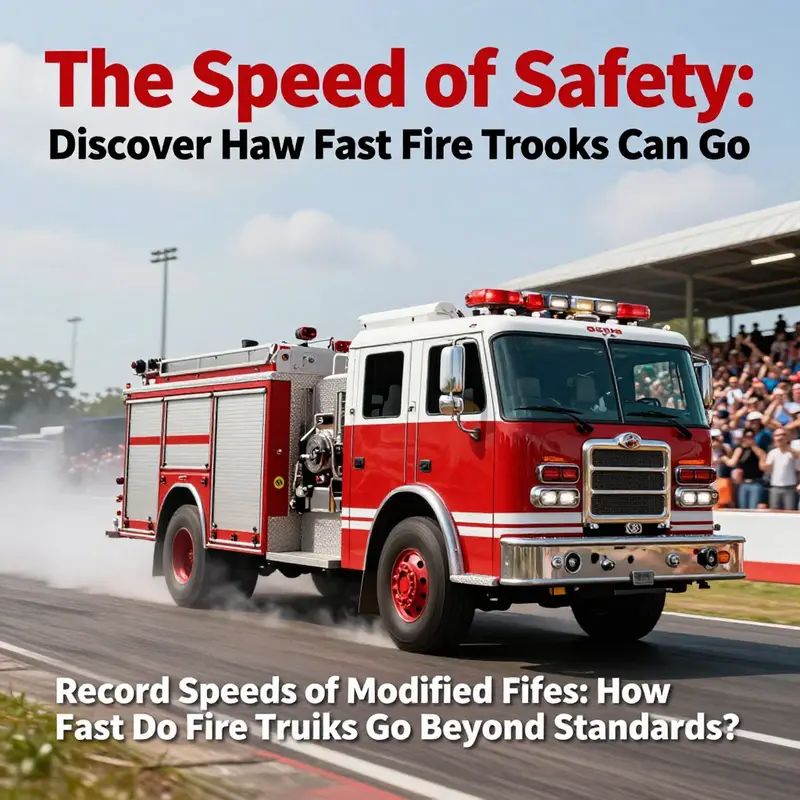 A fire truck racing to an emergency, showcasing its critical speed during urgent response.