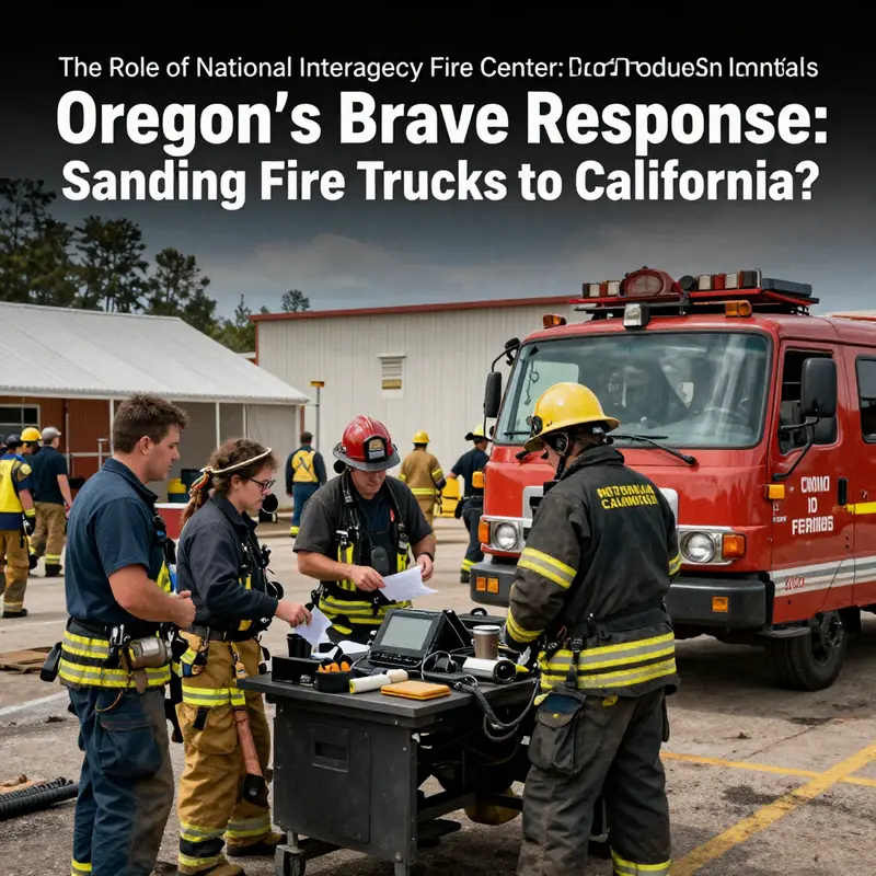 Oregon firefighters getting ready for deployment to assist California wildfires.