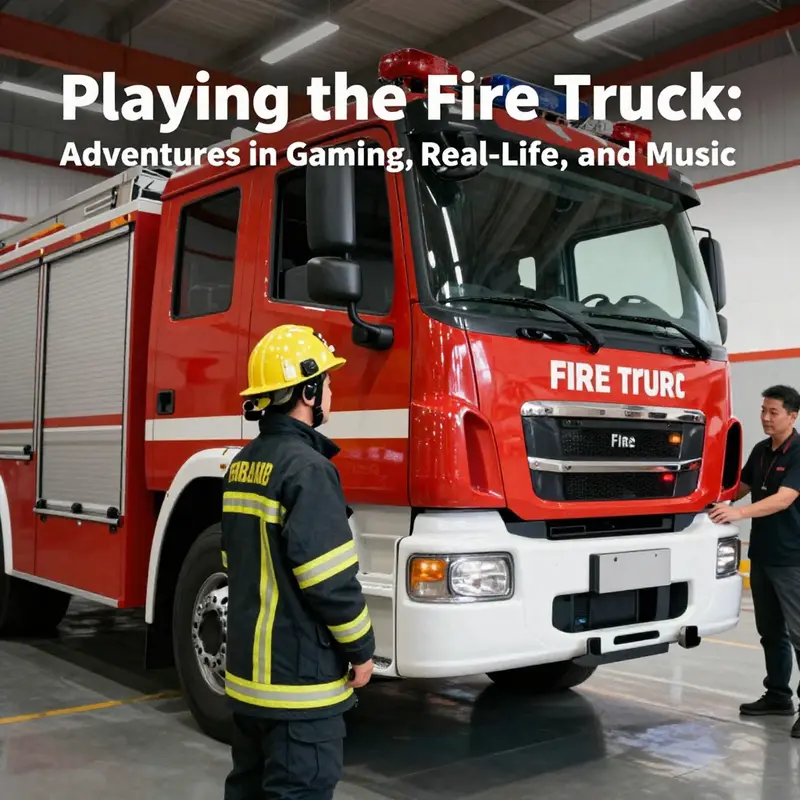 Experience action and excitement in the Fire Truck video game!