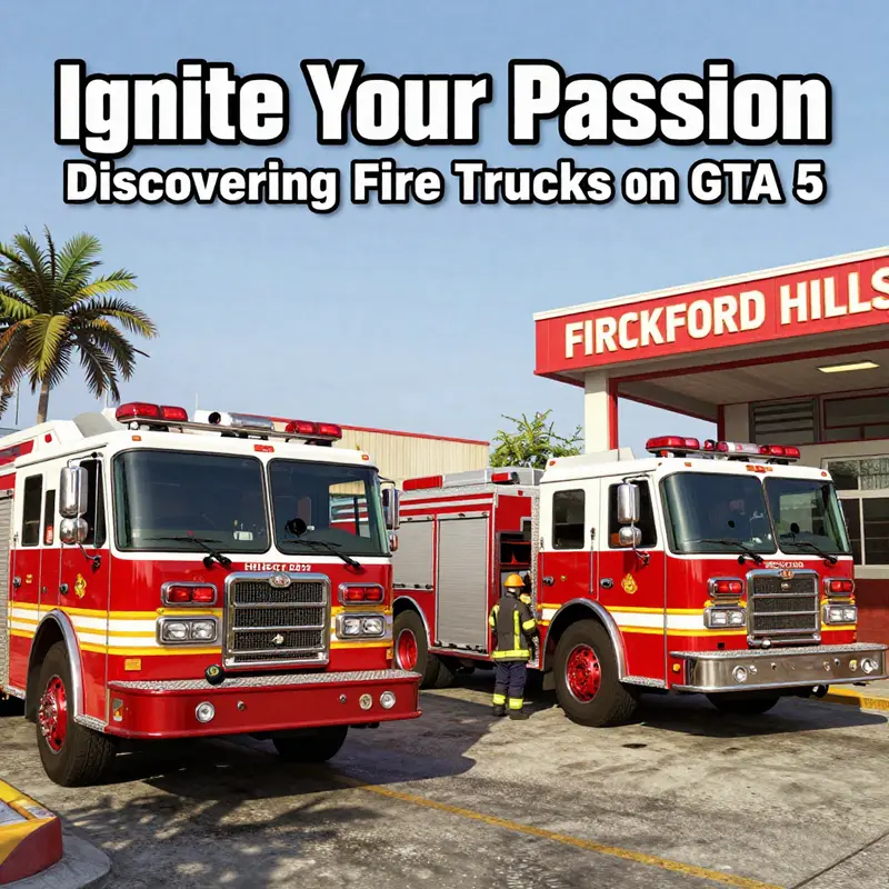 The Rockford Hills Fire Department, one of the key locations for fire trucks in GTA 5.