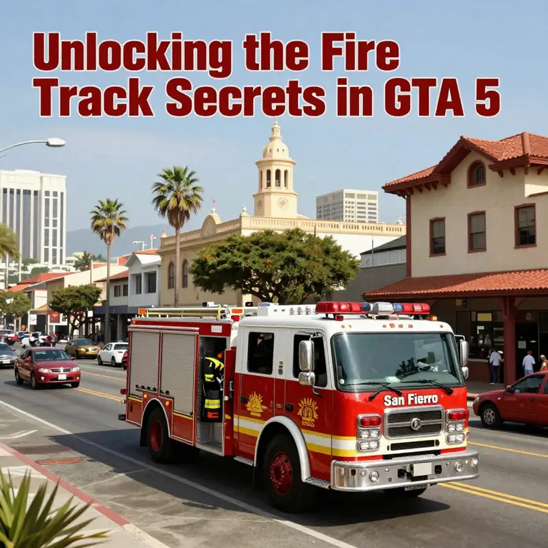 Fire Station 1 in East Los Santos, your primary spot for fire trucks.