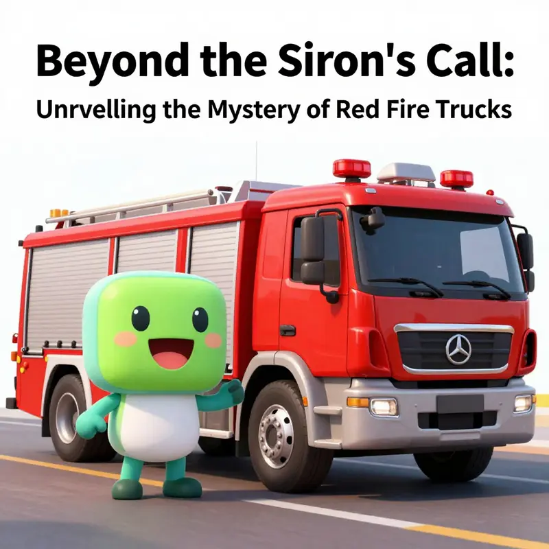 Siri’s witty take on why fire trucks are red adds a playful layer to the discussion.