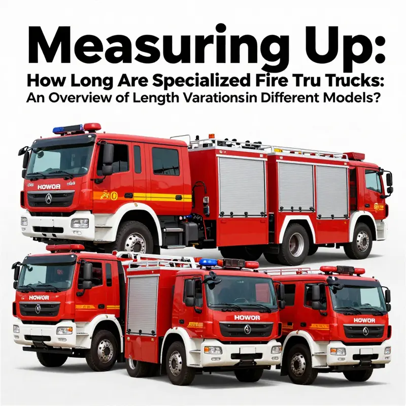 A pumper fire truck in action in an urban setting showcases its critical dimensions for urban firefighting.