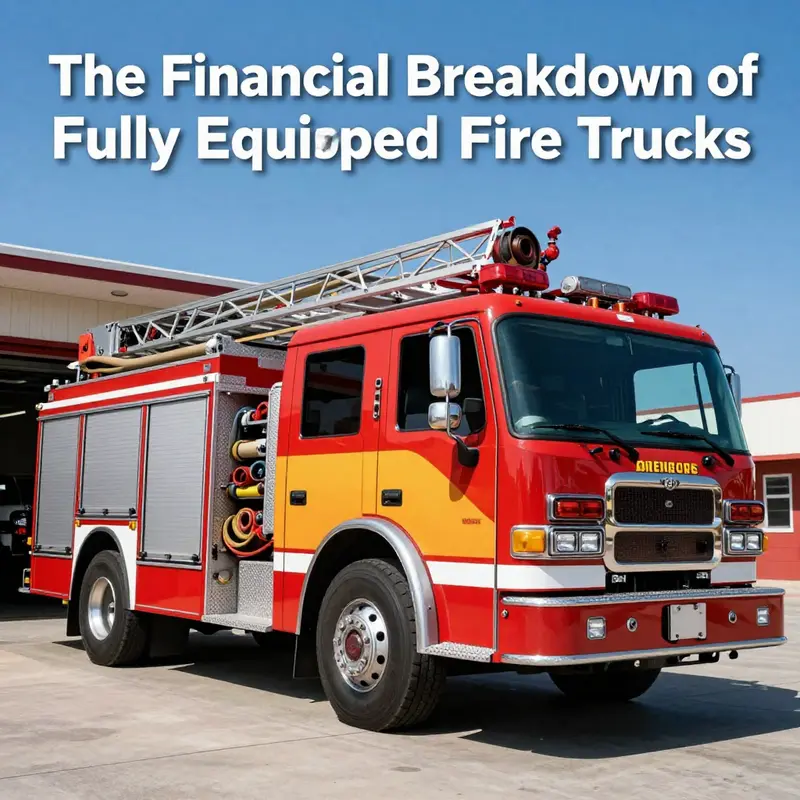 A standard pumper fire truck equipped for essential firefighting operations.