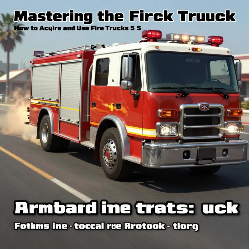 Calling emergency services for a fire truck in GTA 5.