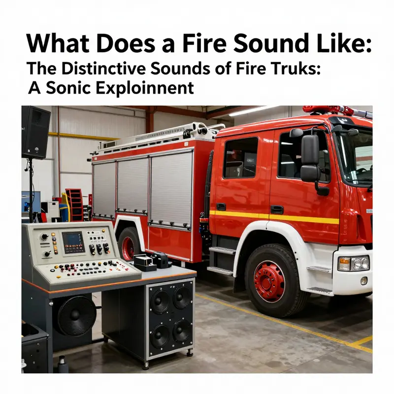 Discover the diverse siren sounds from various fire trucks and their unique characteristics.