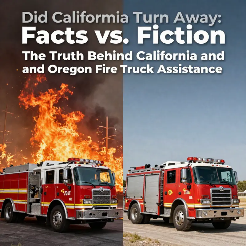 Visual representation of the collaboration between California and Oregon in wildfire management.