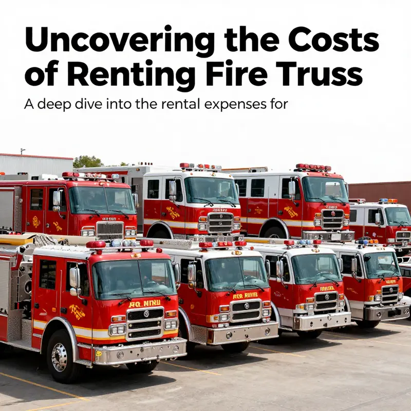 A lineup of diverse fire trucks, showcasing different models and designs from classic to contemporary.