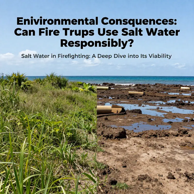 The devastating impacts of saltwater exposure on fire truck equipment.