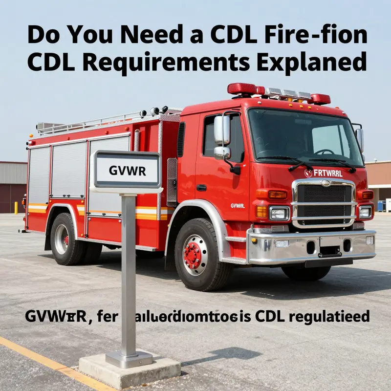Understanding the CDL requirements for operating a fire truck is essential for both aspiring firefighters and enthusiasts.