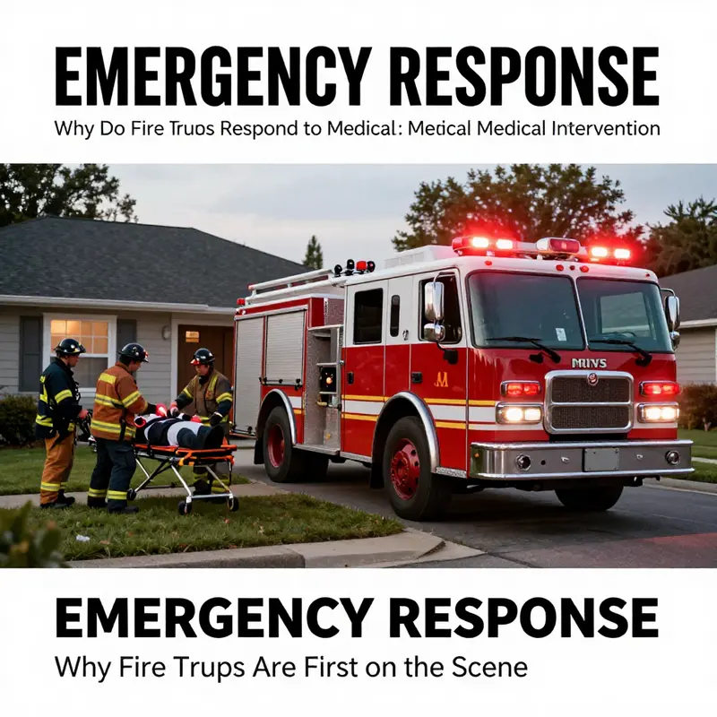 Fire trucks play a crucial role in timely medical intervention, elevating patient care before an ambulance arrives.