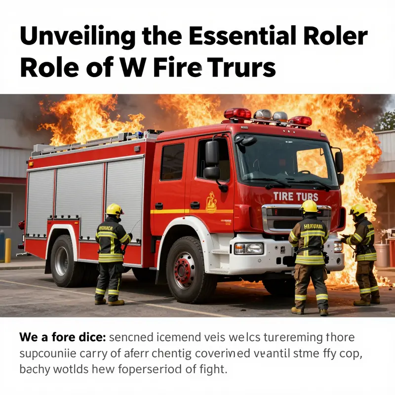 A fire truck in action battling flames, showcasing its importance in firefighting.