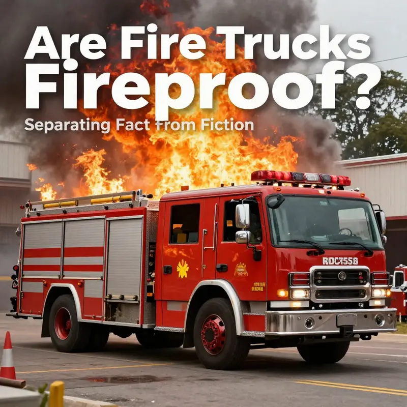 Examining the fire-resistant materials used in fire truck construction.