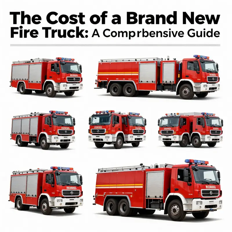 An overview of fire truck models with pricing highlighted.