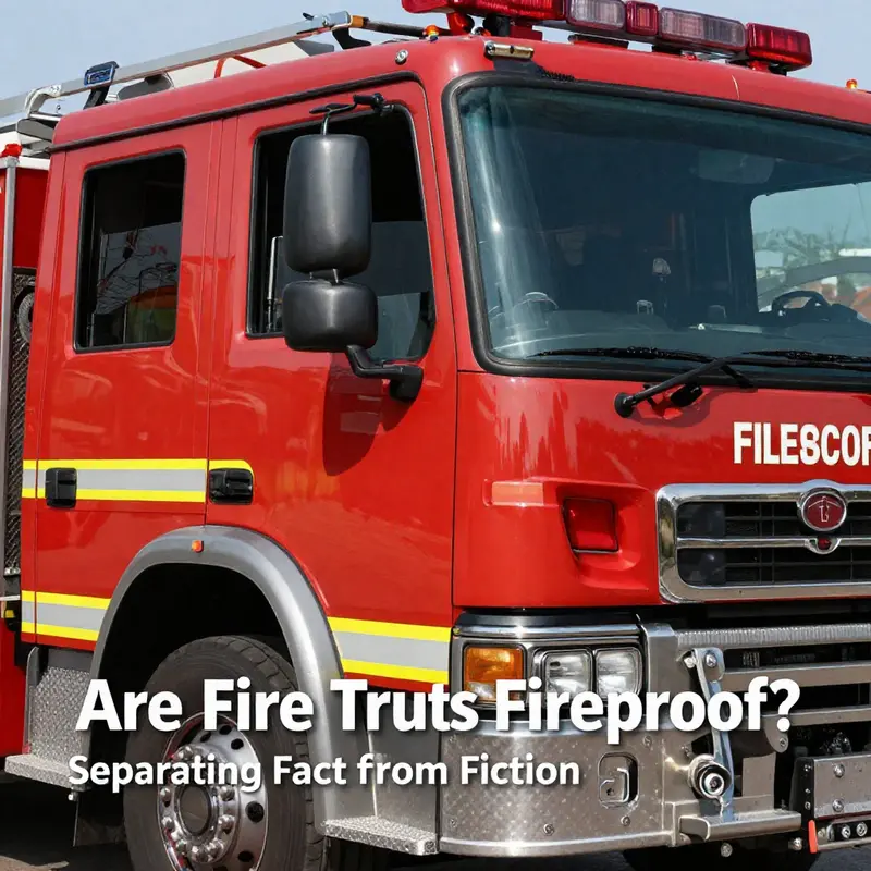 Examining the fire-resistant materials used in fire truck construction.