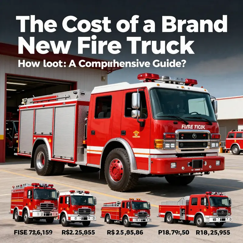 An overview of fire truck models with pricing highlighted.