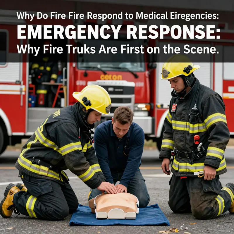 Fire trucks play a crucial role in timely medical intervention, elevating patient care before an ambulance arrives.