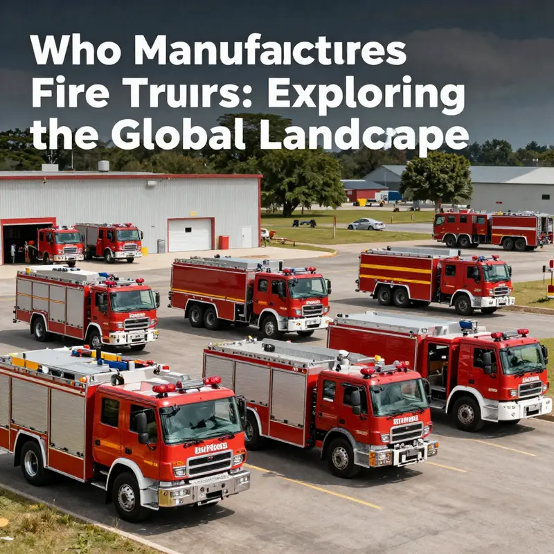 A vibrant image of different fire trucks operating in various emergency scenarios, highlighting their importance.