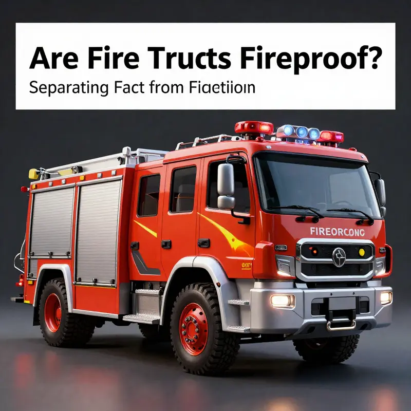 Examining the fire-resistant materials used in fire truck construction.
