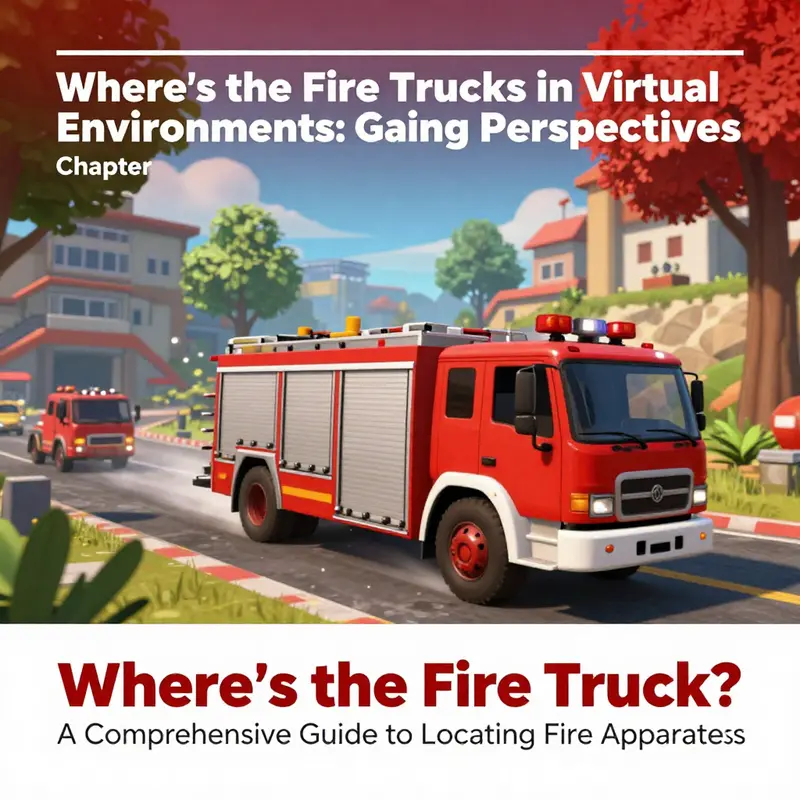 A busy fire station with firefighters and fire trucks, showcasing the heart of emergency response.