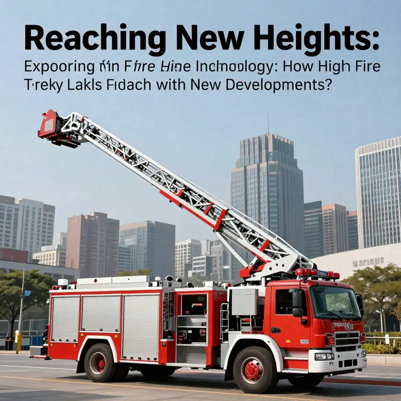 A standard aerial fire truck ladder demonstrating its typical reach.
