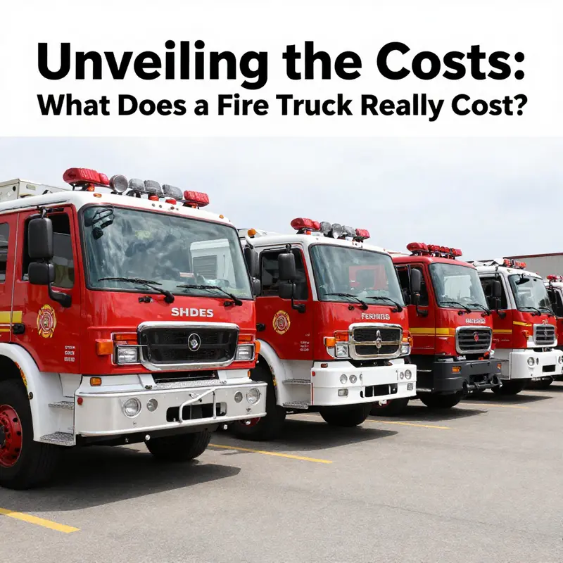 Small to medium fire trucks in various configurations, vital for local fire departments.