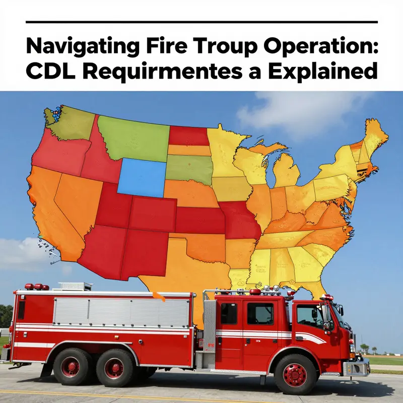 Understanding the CDL requirements for operating a fire truck is essential for both aspiring firefighters and enthusiasts.