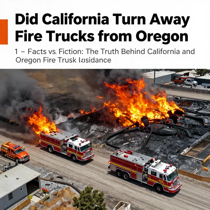 Visual representation of the collaboration between California and Oregon in wildfire management.