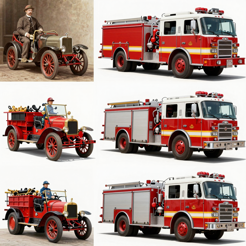 Evolution of Fire Trucks