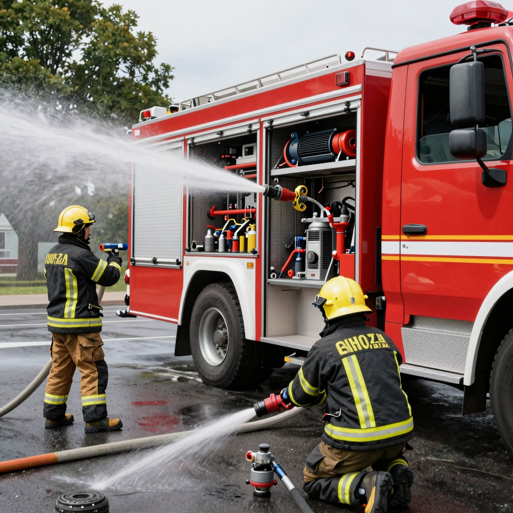 Fire Truck Pump Testing