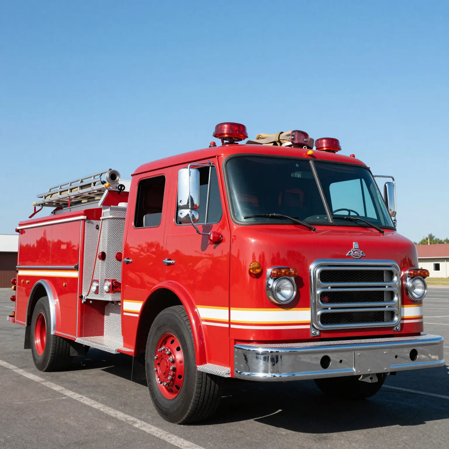 Classic Red Fire Truck