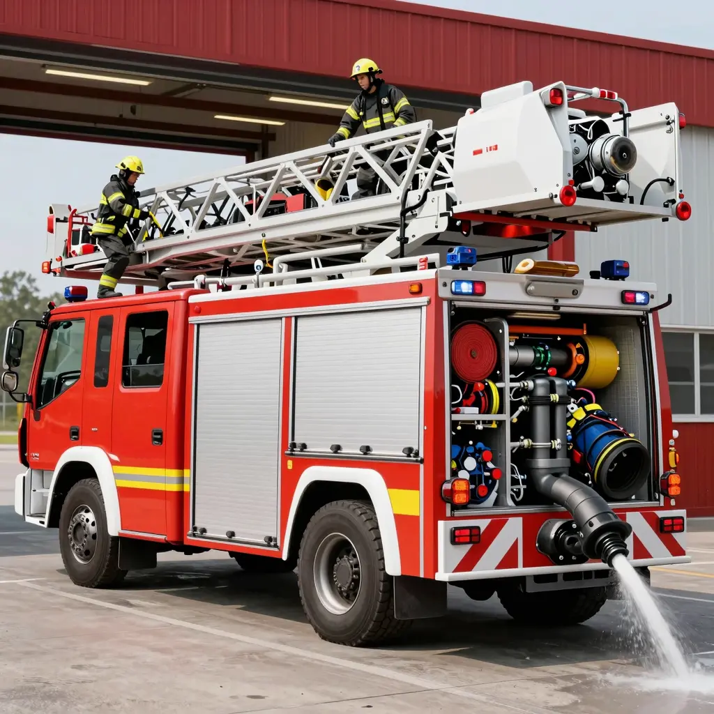 Modern Fire Truck